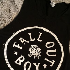 Cute AF Fall Out Boy band tank top in medium